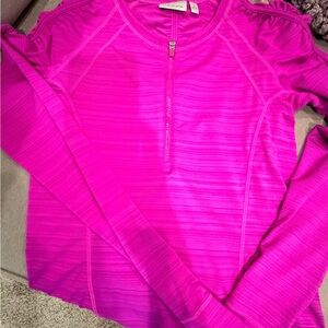 Athleta Fuchsia Long Sleeve swim shirt